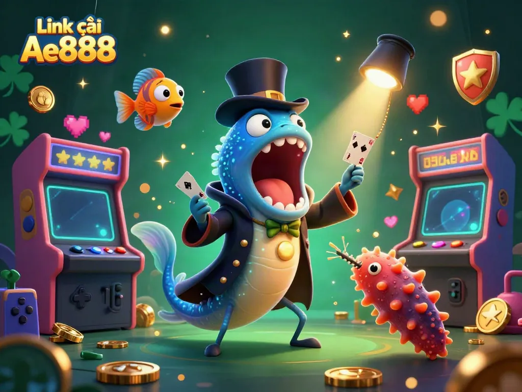 Engage in thrilling gaming with Link vào Ae888 featuring enchanting sea creatures performing incredible acts.