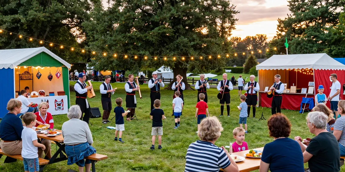 Cultural festival celebrating Breton traditions with performers and local crafts, featuring m98 true wallet promotions for attendees.